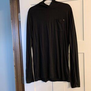 Men's Cariloha Long Sleeve Hooded T-shirt, Size Large